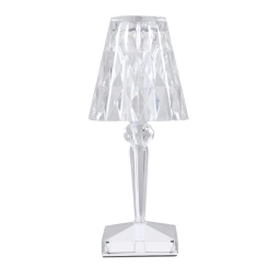 LAMPARA DE MESA CON LUZ LED DECORACION EN ACRILICO