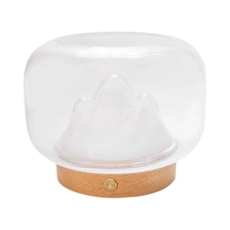 LAMPARA DE MESA CON LUZ CALIDA DECORACION MONTA�A