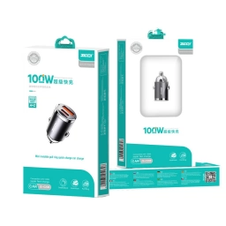 ZEQI CARGADOR PARA AUTO USB 100W + USB-C 30W MODEL: ZE-C208