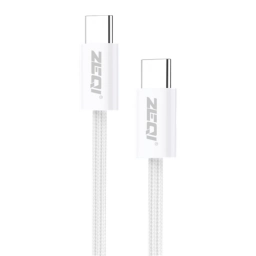 ZEQI CABLE DE DATOS 60W (USB-C - USB-C) 1.2M     MODEL: ZE-V378