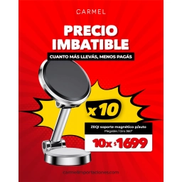 IMBATIBLES X10 - ZEQI SOPORTE MAGNETICO AUTO / ESCRITORIO (ROTACION 360�)     MODEL: ZE-C918