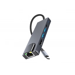 ZEQI ADAPTADOR USB-C (DOCK DE EXPANSI�N INTELIGENTE USB-C 5 EN 1) ZE-U413