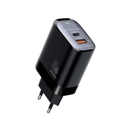 ZEQI CARGADOR DE PARED GAN (USB-A + PD USB-C 45W) ZE-EU040
