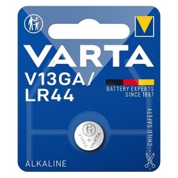 PILA ALEMANA 1.5V A76 / AG13 / G13 / L1154 / LR44 / LR1154 VARTA