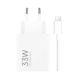 XIAOMI CARGADOR DE PARED USB-A MI 33W CON CABLE USB-C