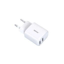 ZEQI CARGADOR DE PARED 2.4A (CON DOS SALIDAS USB) ZE-K005