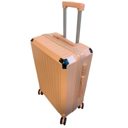 VALIJA 26 (RUEDAS 360�, ABS RESISTENTE, CERRADURA, MODERNA) ROSA