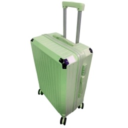 VALIJA 26 (RUEDAS 360�, ABS RESISTENTE, CERRADURA, MODERNA) VERDE