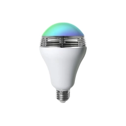 BOMBILLO E27 CON LUCES LED Y PARLANTE BLUETOOTH / INALAMBRICO