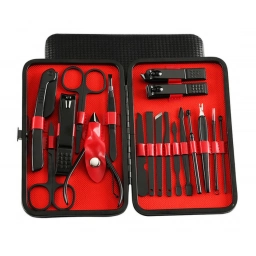 SET PROFESIONAL DE MANICURA, PEDICURA, CORTAU�AS Y ASEO (18 EN 1)