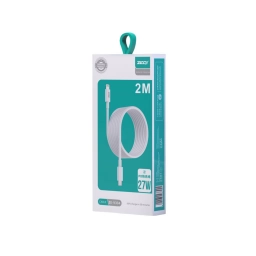 ZEQI CABLE DE DATOS PD 27W (USB-C - LIGHTNING) 2M     MODEL: ZE-V334