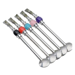 BOMBILLA DESMONTABLE EN UN EXTREMO (CON DETALLE DE PIEDRA)