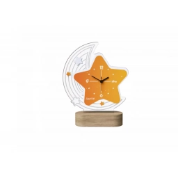 RELOJ DE AGUJA (PARA ESCRITORIO, CON LUZ LED)