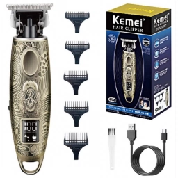 CORTADORA DE PELO KEMEI KM-3298 (RECARGABLE, PANTALLA LED)
