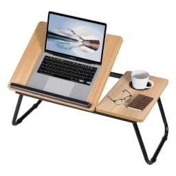 MESA DE CAMA RECLINABLE (PARA PORT�TIL O DESAYUNADOR, CON PORTAVASO)