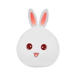 LAMPARA ANIMADA DE SILICONA CON FORMA DE CONEJITO